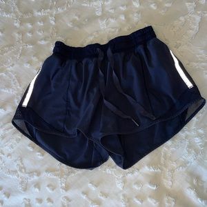 Lululemon hottie hot shorts. Midnight navy, size 4 tall (3.5 inch inseam)